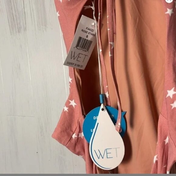 New WET Swim Rose Stars Luxury One Piece Swimsuit Available in Sm and Lg Beachy - Picture 7 of 13